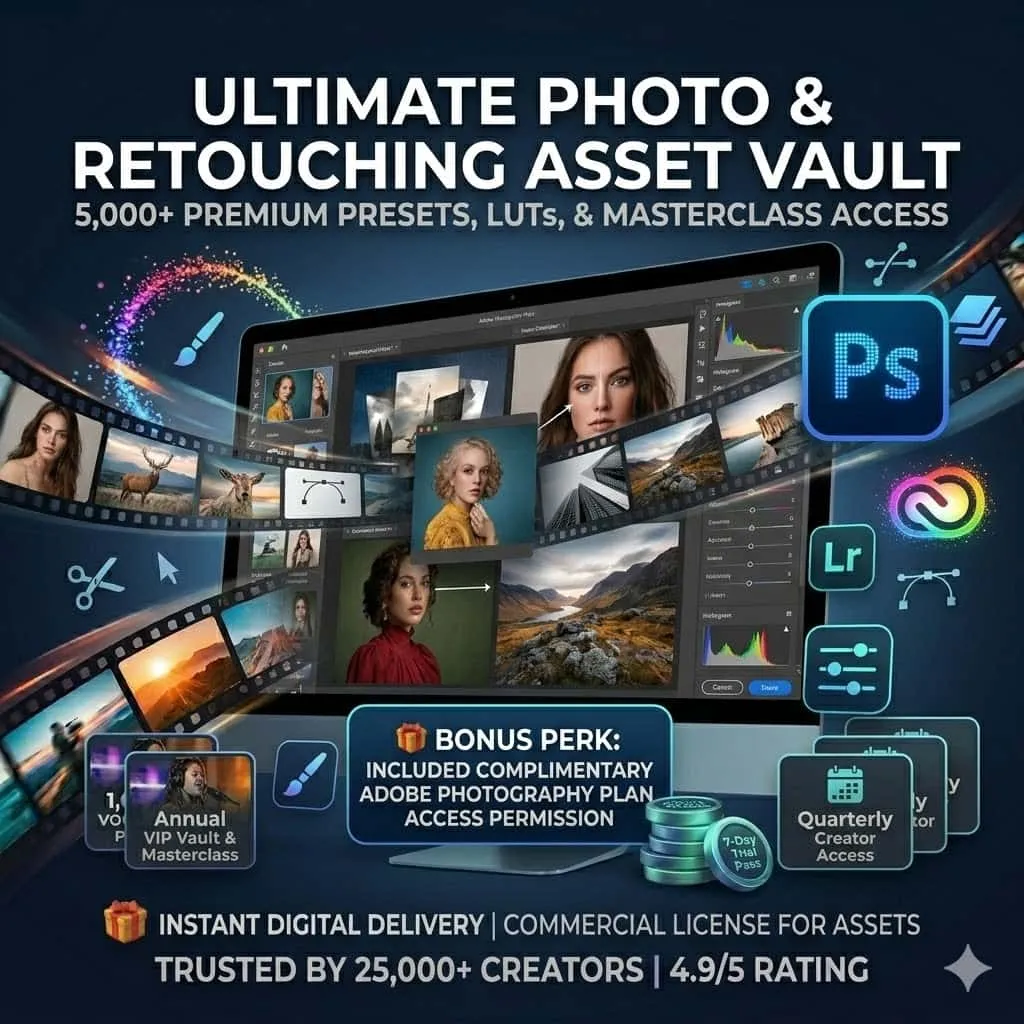 Premium 'Ps' Access + Ultimate Digital Art & Retouching Vault